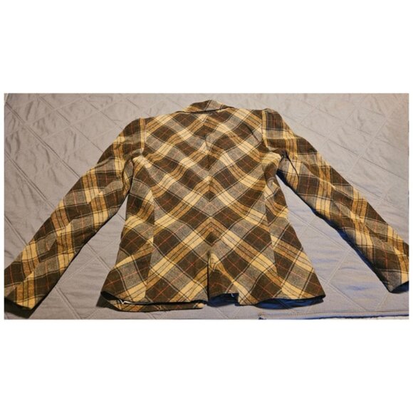 Smythe Les Vestes Cotton and Wool Plaid Blazer - Picture 3 of 4